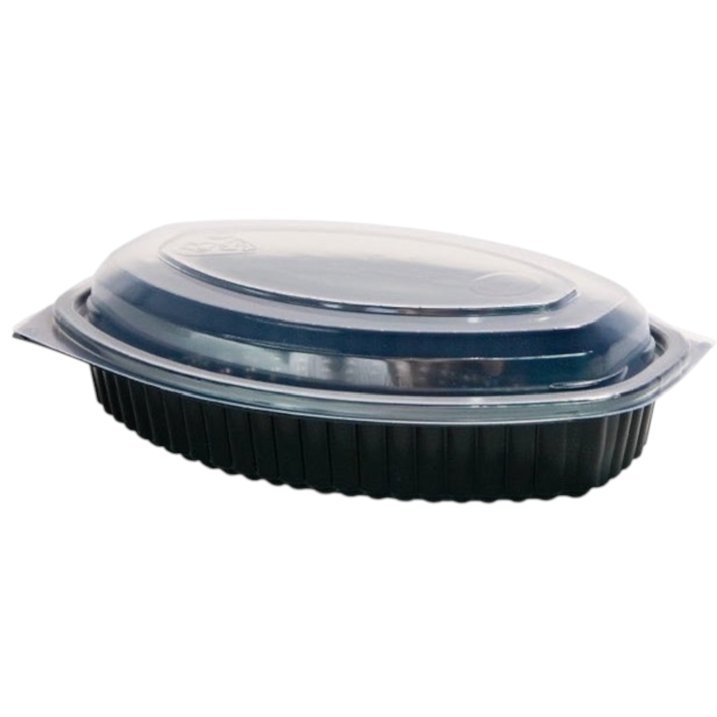 CLEAR OVAL DOMED LIDS 12/16oz