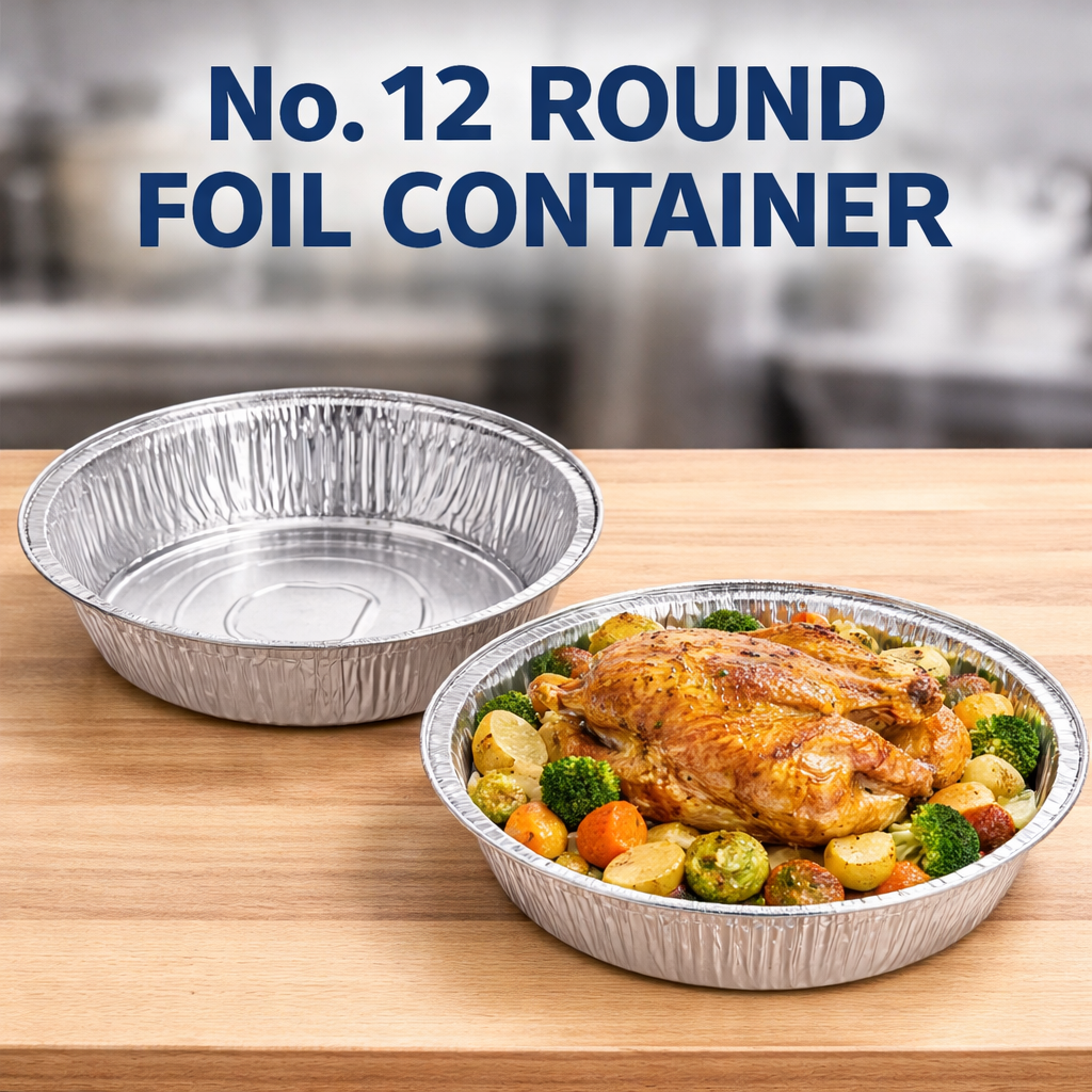 No12 ROUND FOIL CONTAINER