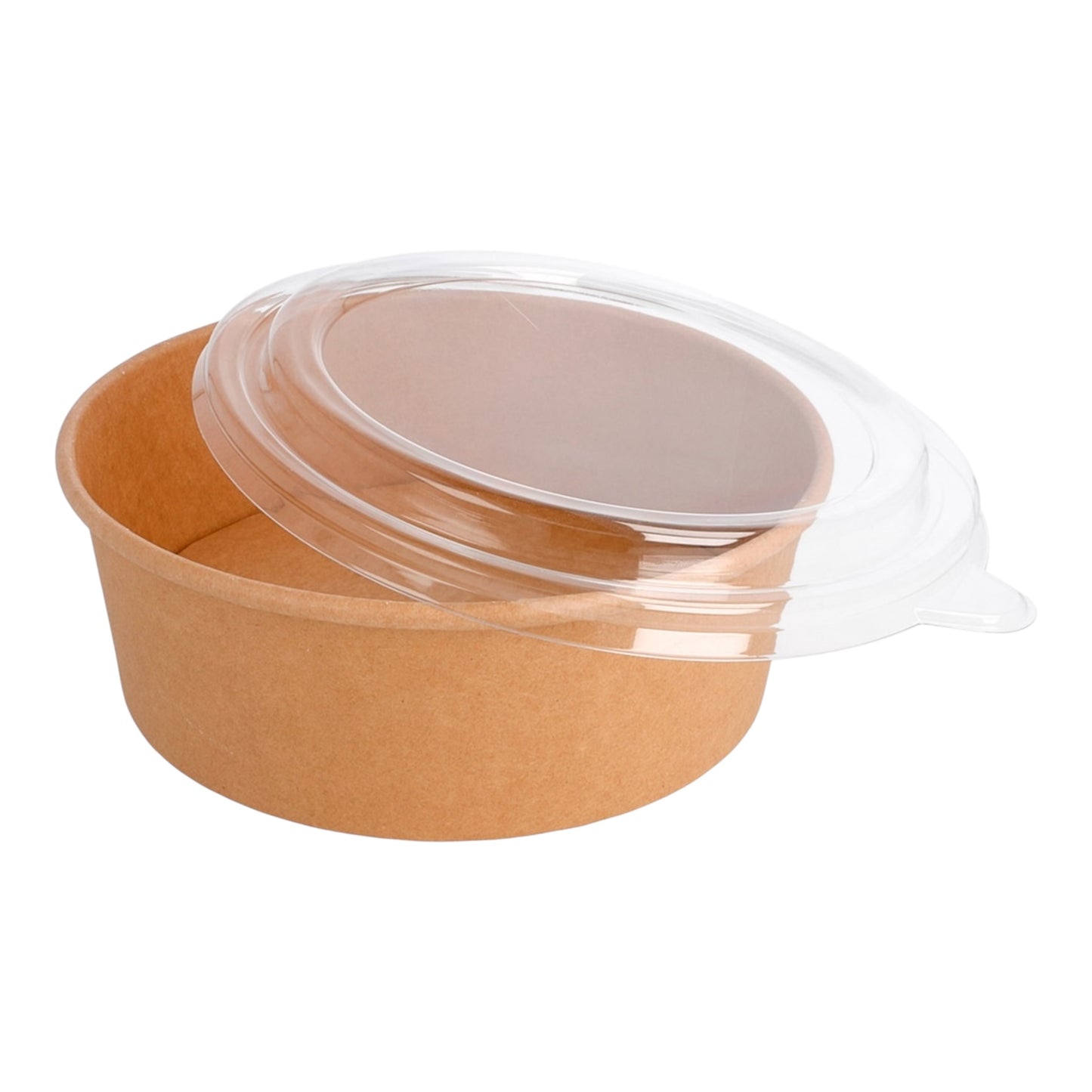 CLEAR PET/PP LIDS FOR KRAFT BOWL