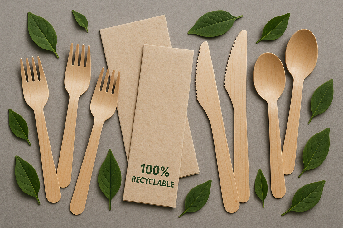 Benefits of Eco-Friendly Cutlery &amp; Napkins for Your Business