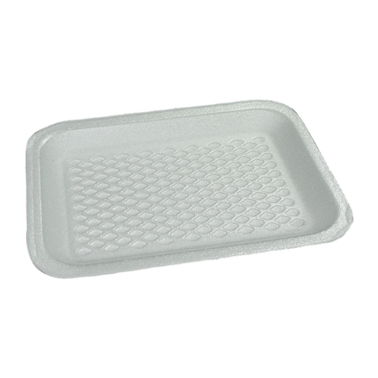 M14 POLYSTYRENE WHITE TRAY 216x178x16mm