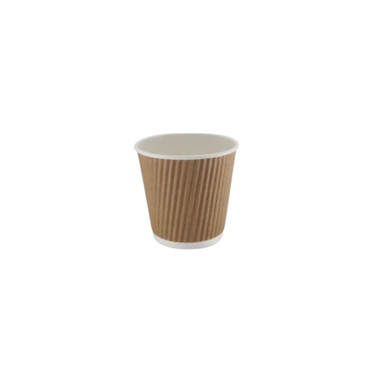 RIPPLE KRAFT PAPER CUP 4oz