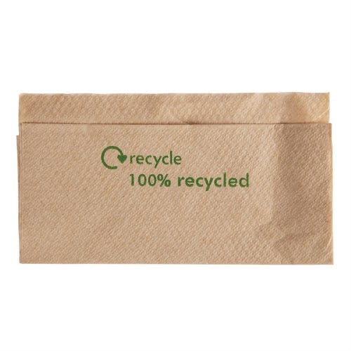NOVAFOLD RECYCLED KRAFT NAPKIN 1PLY DISPENSER (PK 6000)