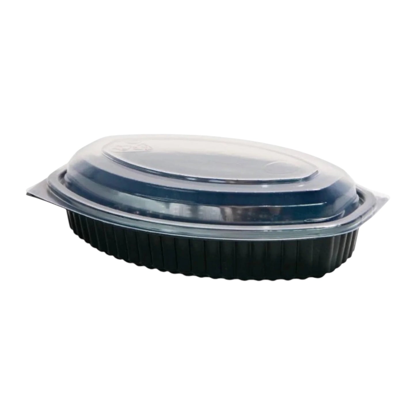 CLEAR OVAL DOMED LIDS 12/16oz