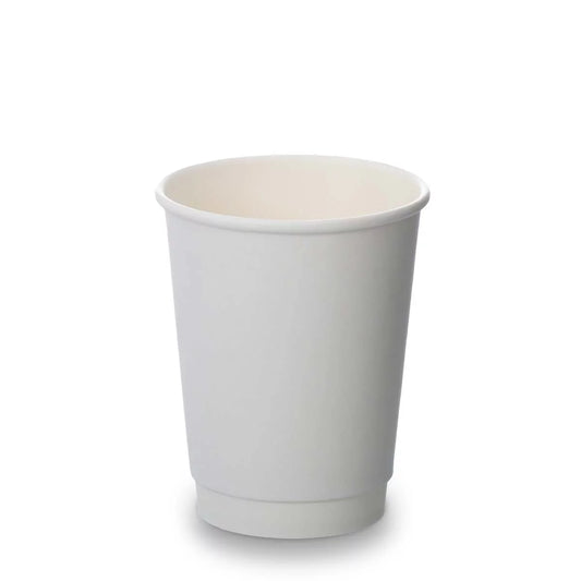 WHITE DOUBLE WALL PAPER CUP 8oz