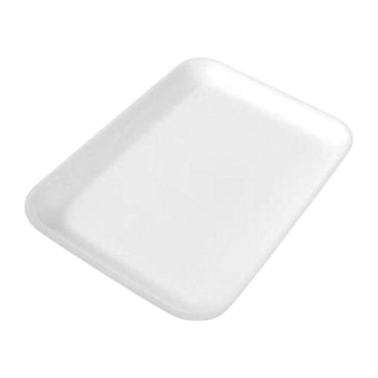 J4 POLYSTYRENE WHITE TRAY 318x235x35mm