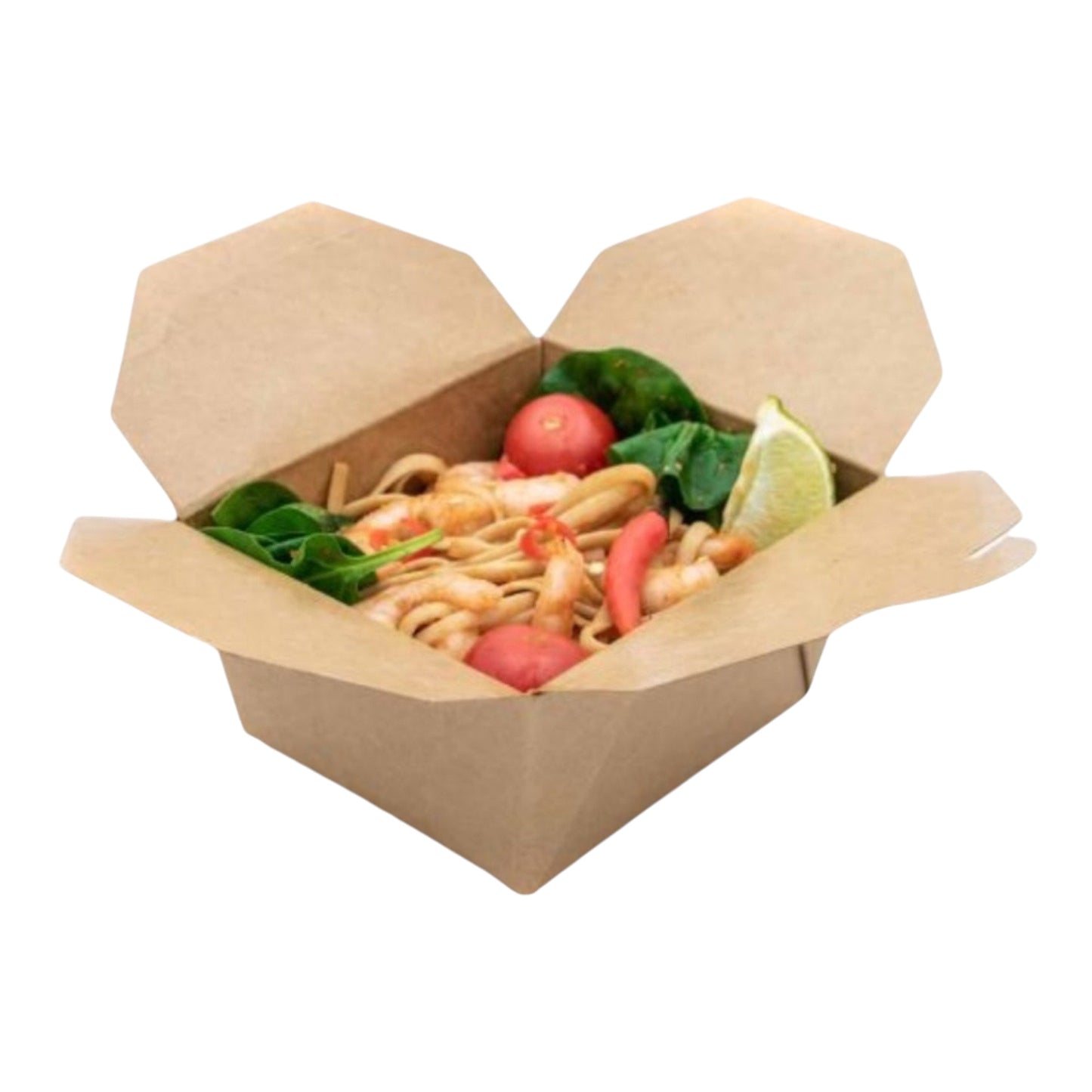 KRAFT COMPOSTABLE LEAKPROOF CONTAINER No1