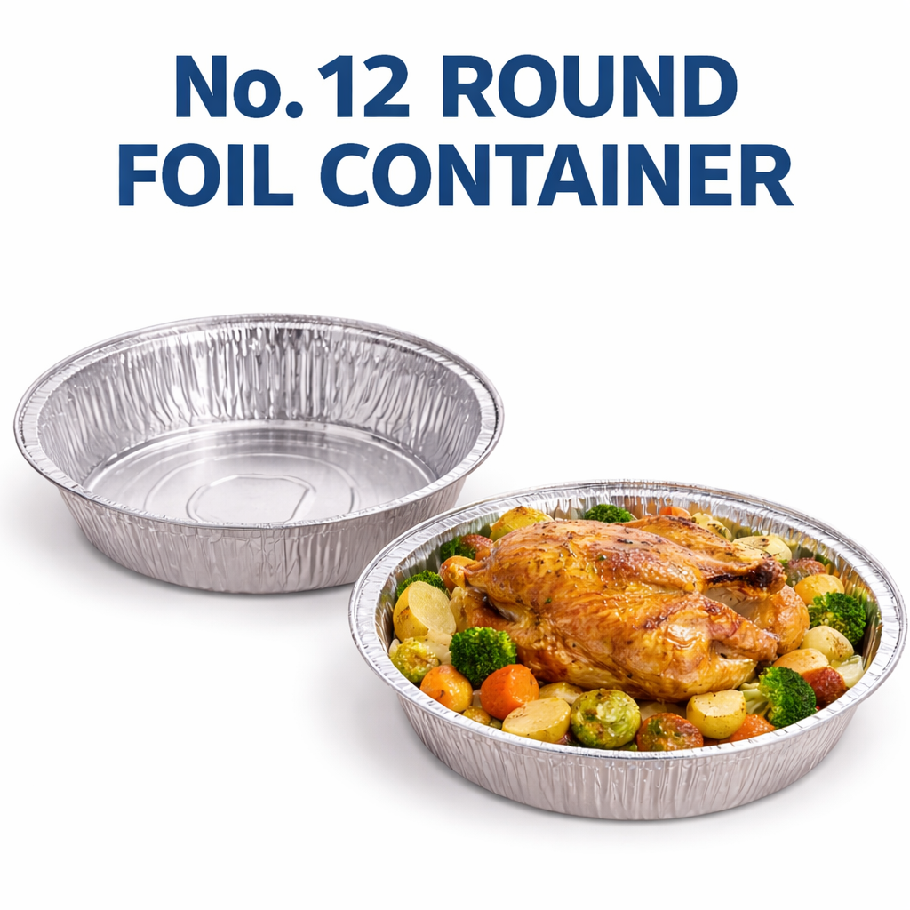 No12 ROUND FOIL CONTAINER