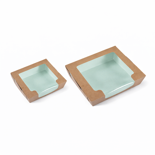 HONGED LAMINATED TRAY BROWN