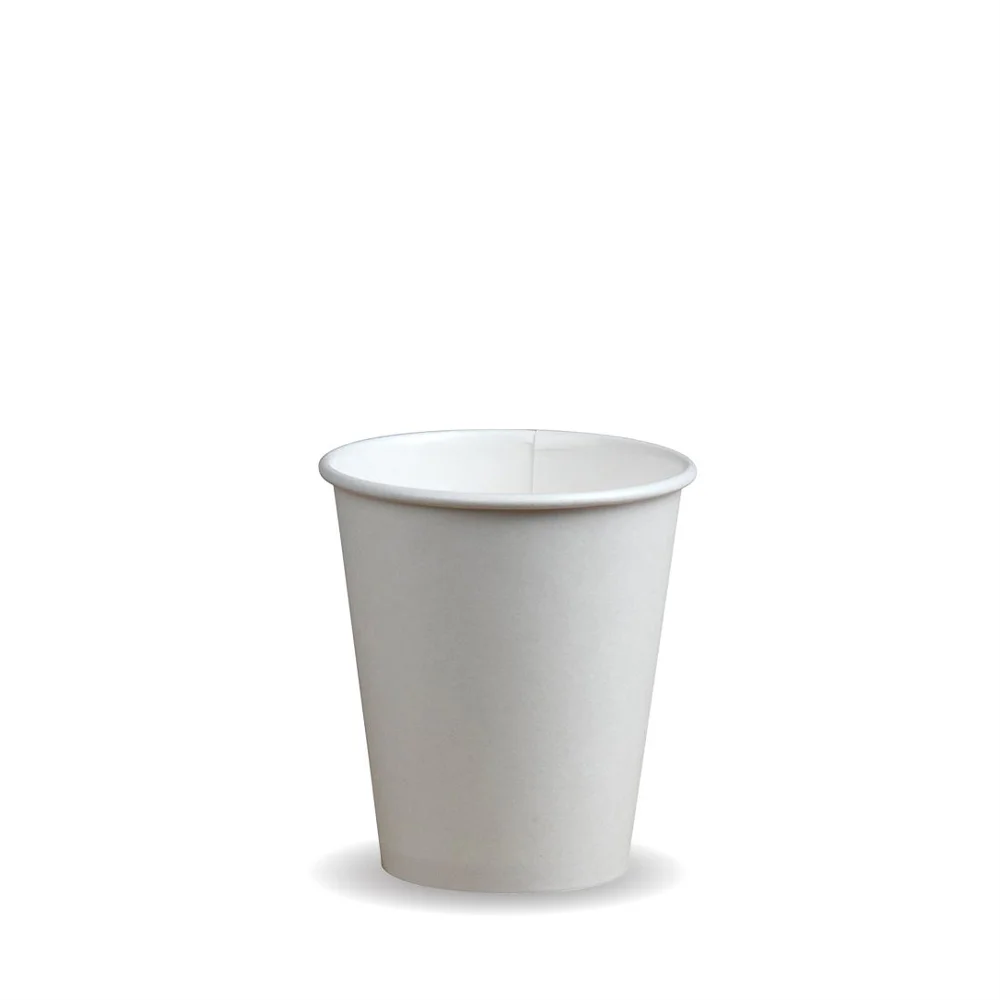 WHITE SINGLE WALL PAPER CUP 6oz
